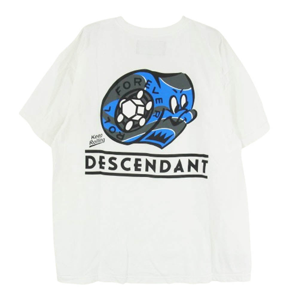 DESCENDANT ディセンダント 25SS 251ATDS-STM03S KID BEARING SS キッズベアリング 半袖 Tシャツ カットソー ホワイト系 2【中古】