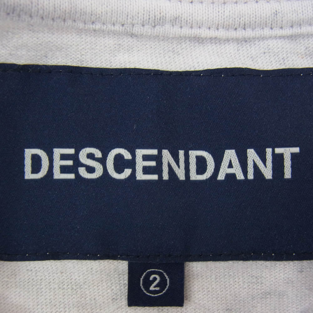 DESCENDANT ディセンダント 251ATDS-STM09S OCEAN'S WISDOM SS オーシャンズ ウィズダム 半袖 Tシャツ カットソー グレー系 2【中古】
