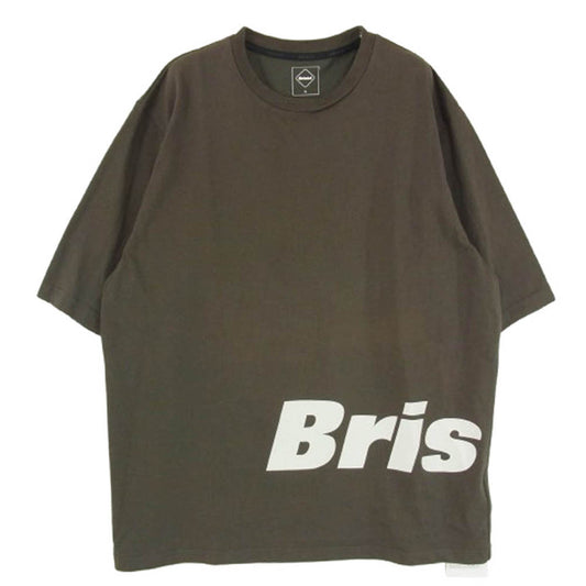 F.C.R.B. エフシーアールビー FCRB-240085 SIDE LOGO TEE サイドロゴ 半袖 Tシャツ カーキ系 L【中古】
