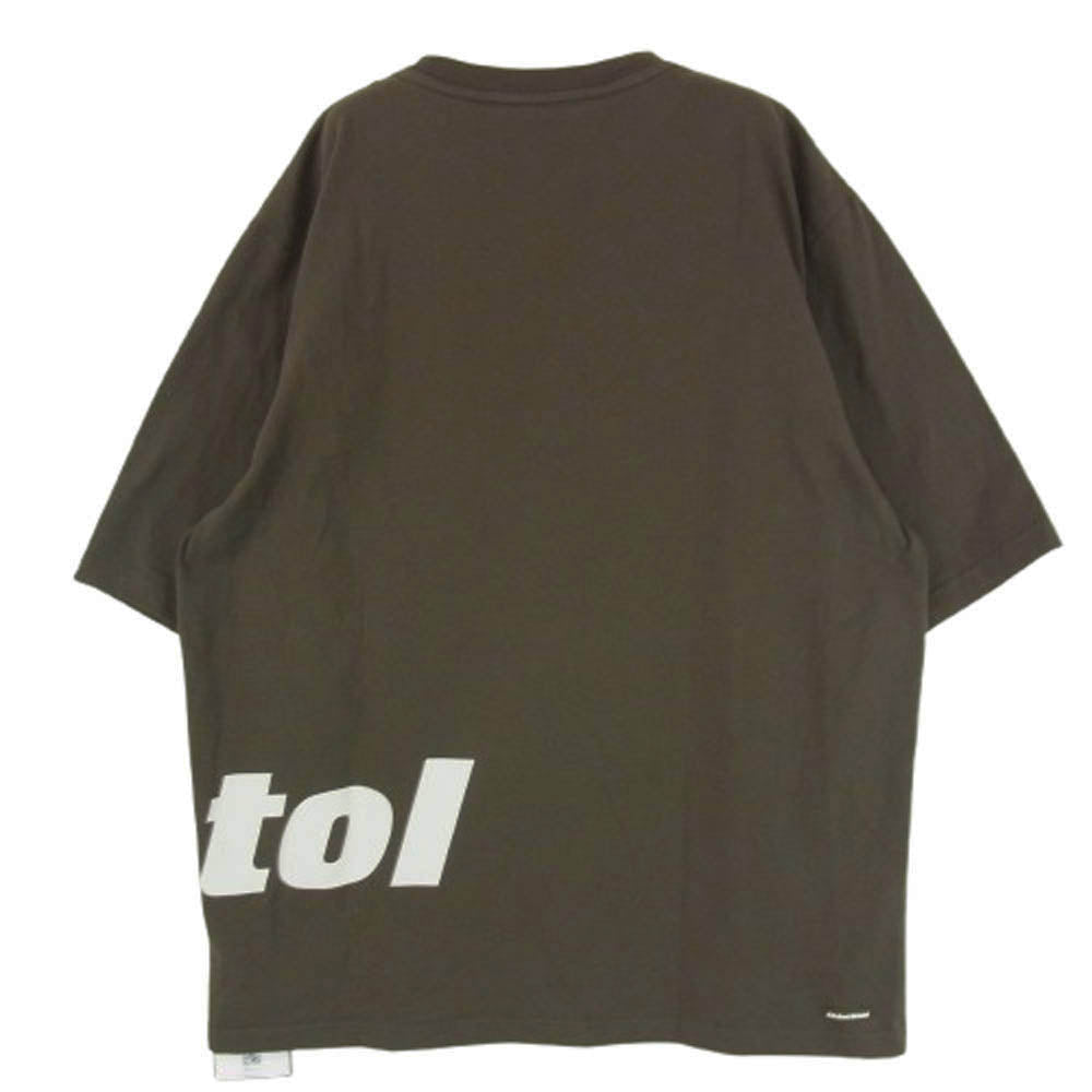 F.C.R.B. エフシーアールビー FCRB-240085 SIDE LOGO TEE サイドロゴ 半袖 Tシャツ カーキ系 L【中古】
