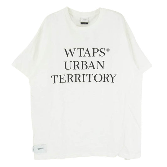 WTAPS ダブルタップス 24SS 241ATDT-STM08S WUT / SS / COTTON プリント Tシャツ 半袖 カットソー ホワイト系 2【中古】