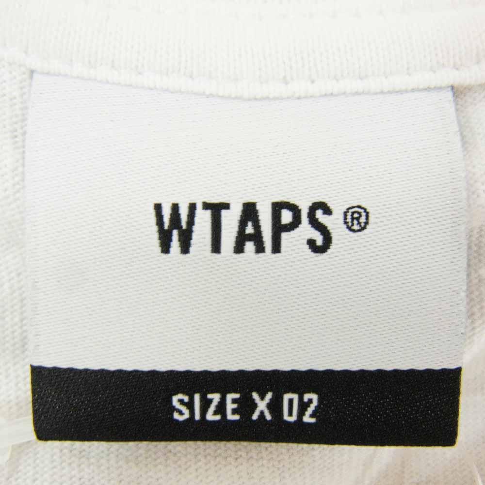 WTAPS ダブルタップス 24SS 241ATDT-STM08S WUT / SS / COTTON プリント Tシャツ 半袖 カットソー ホワイト系 2【中古】