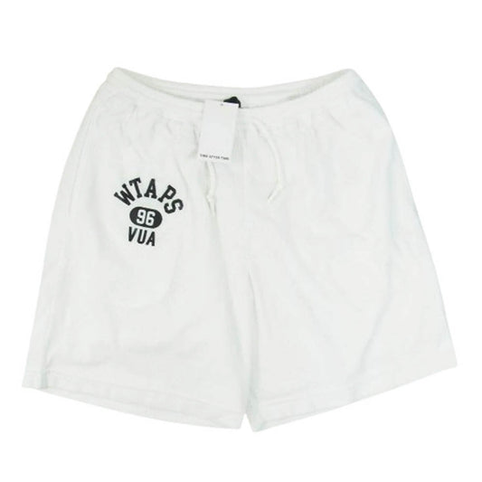 WTAPS ダブルタップス 25SS 251ATDT-CSM28-04 WUS SHORTS POLY メッシュ ハーフ ショート パンツ ホワイト系 3【美品】【中古】