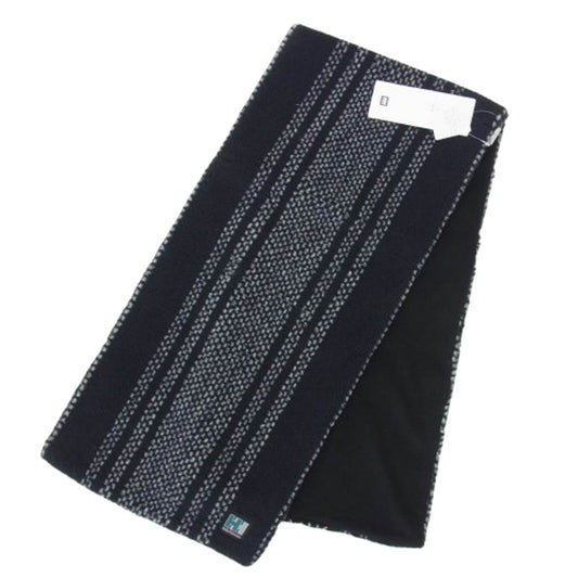 DESCENDANT ディセンダント HA92453DC × HELLY HANSEN CATPR SCARF FIBERPILE ヘリーハンセン フリース マフラー スカーフ ブラック系【新古品】【未使用】【中古】