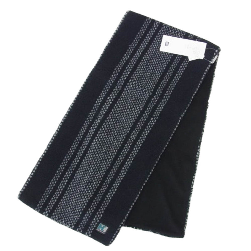 DESCENDANT ディセンダント HA92453DC × HELLY HANSEN CATPR SCARF FIBERPILE ヘリーハンセン フリース マフラー スカーフ ブラック系【新古品】【未使用】【中古】