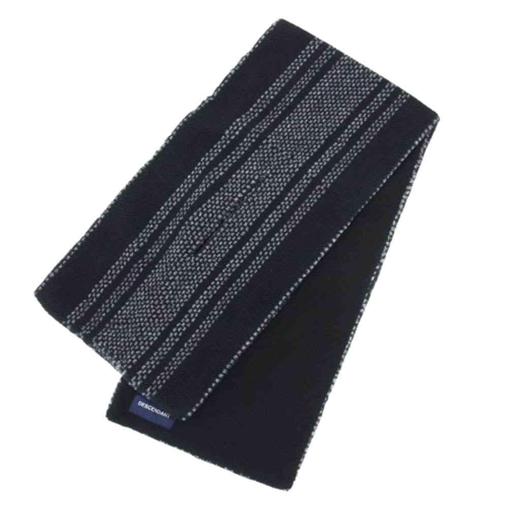 DESCENDANT ディセンダント HA92453DC × HELLY HANSEN CATPR SCARF FIBERPILE ヘリーハンセン フリース マフラー スカーフ ブラック系【新古品】【未使用】【中古】