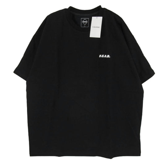 F.C.R.B. エフシーアールビー FCRB-242099 BLURRED BIG LOGO S/S TEAM BAGGY TEE ビッグ ロゴ 半袖 Tシャツ ブラック系 L【極上美品】【中古】