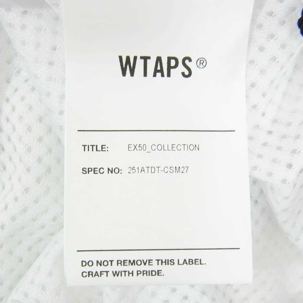 WTAPS ダブルタップス 25SS 251ATDT-CSM27 QB SS POLY フットボール Tシャツ 半袖カットソー ホワイト系 3【新古品】【未使用】【中古】