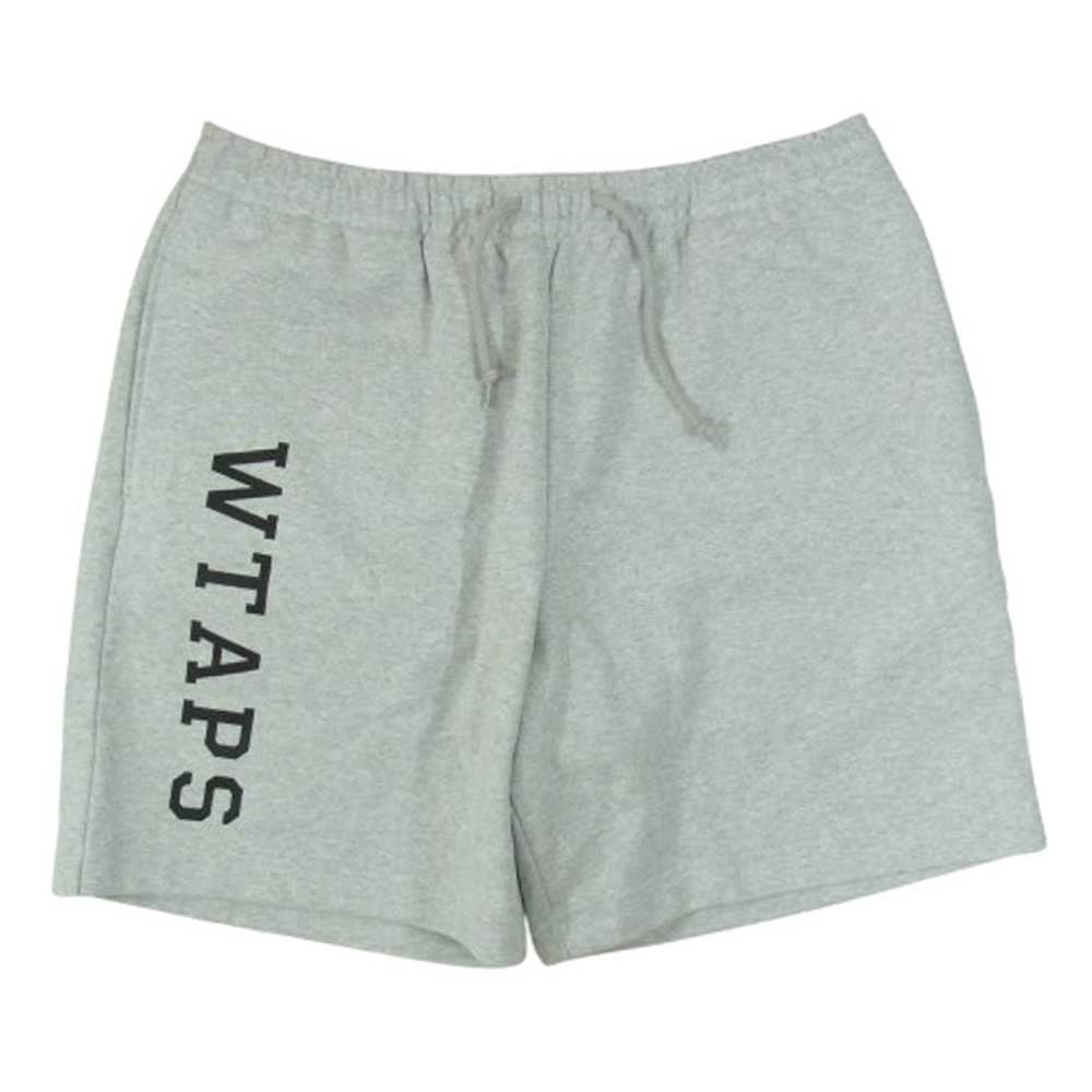 WTAPS ダブルタップス 25SS 251ATDT-CSM07 ACADEMY 01 SHORTS COTTON スウェット ハーフ ショート パンツ グレー系 3【新古品】【未使用】【中古】
