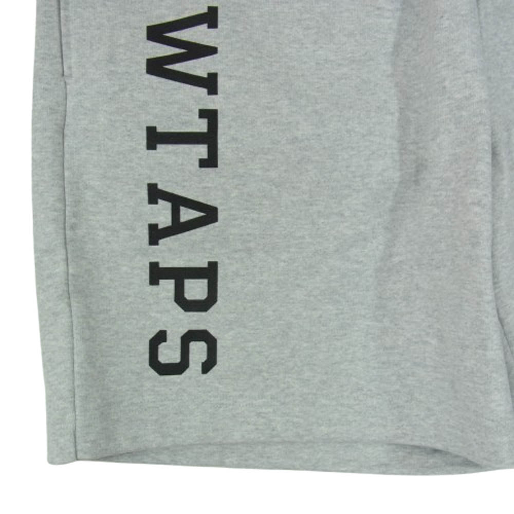 WTAPS ダブルタップス 25SS 251ATDT-CSM07 ACADEMY 01 SHORTS COTTON スウェット ハーフ ショート パンツ グレー系 3【新古品】【未使用】【中古】
