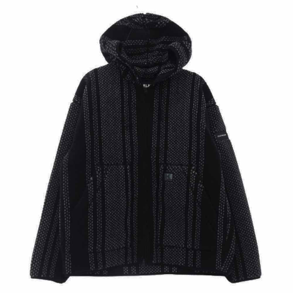 DESCENDANT ディセンダント HH52451DC × HELLY HANSEN SPICOLI HOODED JACKET FIBERPILE ヘリーハンセン ファイバーパイル フーデッド フリース ジャケット ブラック系 XL【中古】