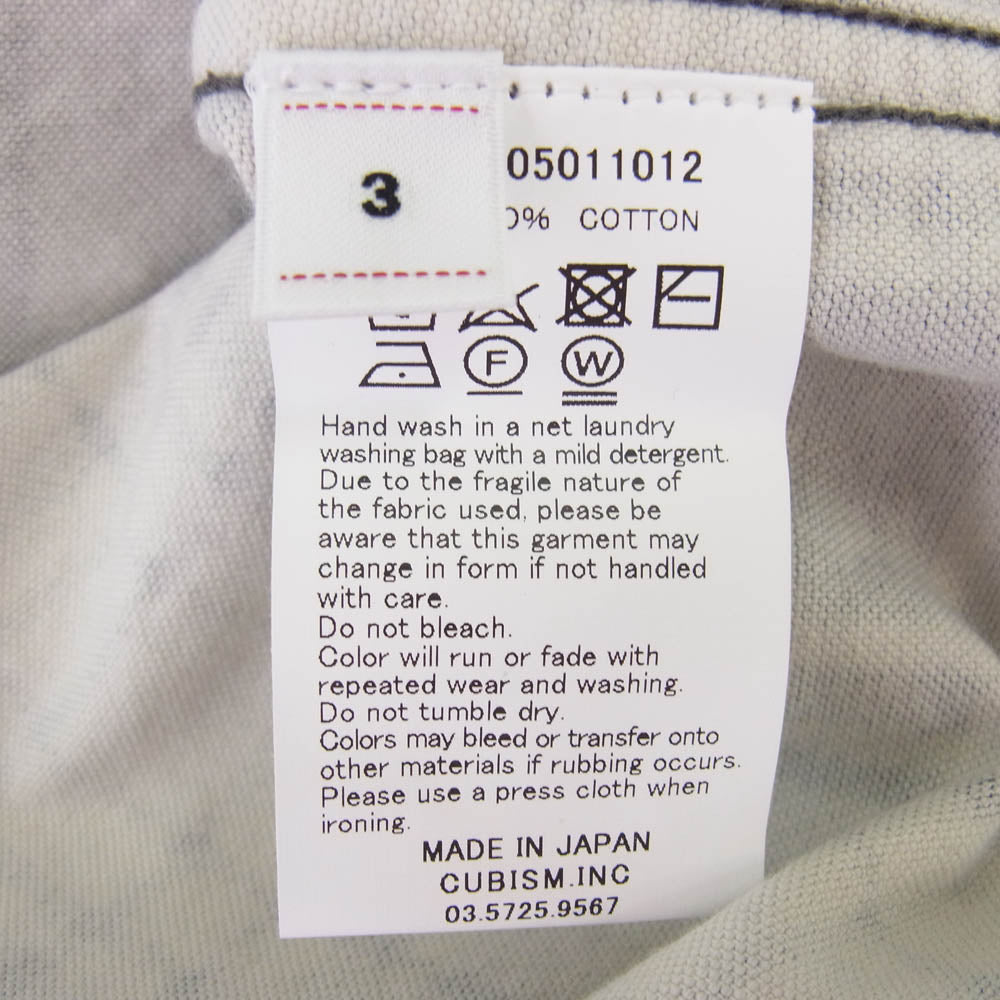 VISVIM ビズビム 24AW 124205011012 PIONEER CHECK L/S パイオニア チェック ロングスリーブ 長袖 シャツ ブラック系 3【新古品】【未使用】【中古】