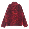 Supreme シュプリーム 17AW ワングラム期 Leopard Fleece Reversible Jacket レオパード フリース リバーシブル ジャケット L レッド系 ブラック系 L【美品】【中古】