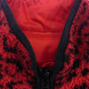 Supreme シュプリーム 17AW ワングラム期 Leopard Fleece Reversible Jacket レオパード フリース リバーシブル ジャケット L レッド系 ブラック系 L【美品】【中古】