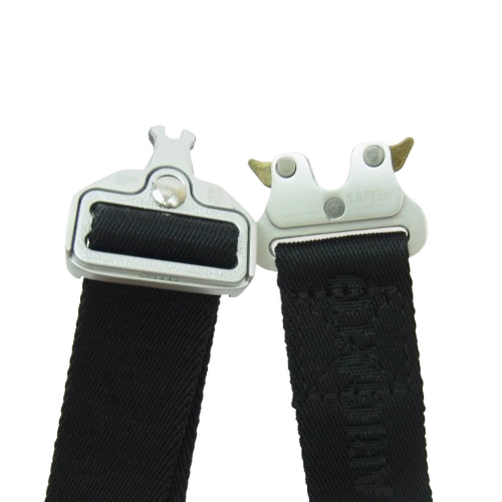 SAPEUR サプール BELT ベルト ロゴ ブラック系【中古】