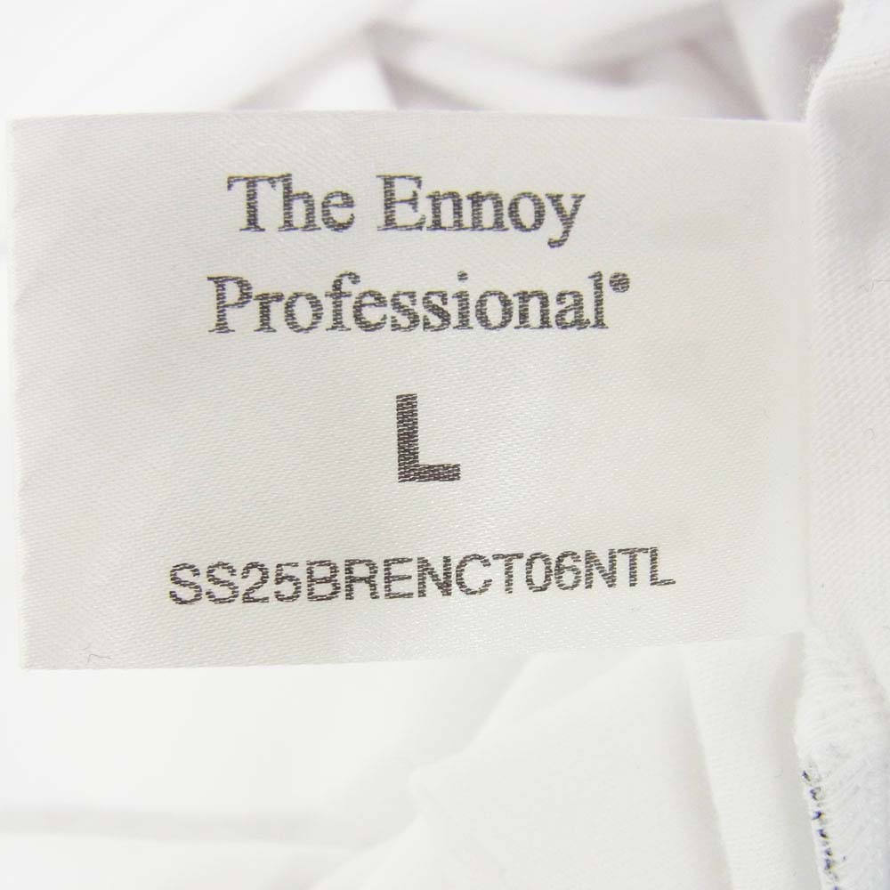 ザ エンノイ プロフェッショナル SS25BRENCT06NTL Pocket & Crew 2Pack SS T-Shirt ポケット & クルー 2パック SS Tシャツ ホワイト系 L【中古】