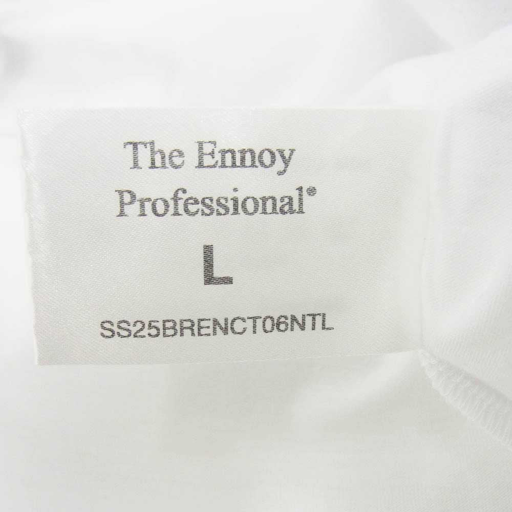 ザ エンノイ プロフェッショナル SS25BRENCT06NTL Pocket & Crew 2Pack SS T-Shirt ポケット & クルー 2パック SS Tシャツ ホワイト系 L【中古】