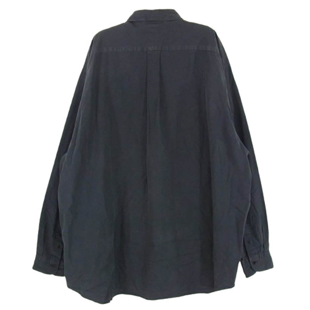 COMOLI コモリ 22SS V01-02001 コモリシャツ レギュラー カラー 長袖 シャツ ブラック系 4【中古】