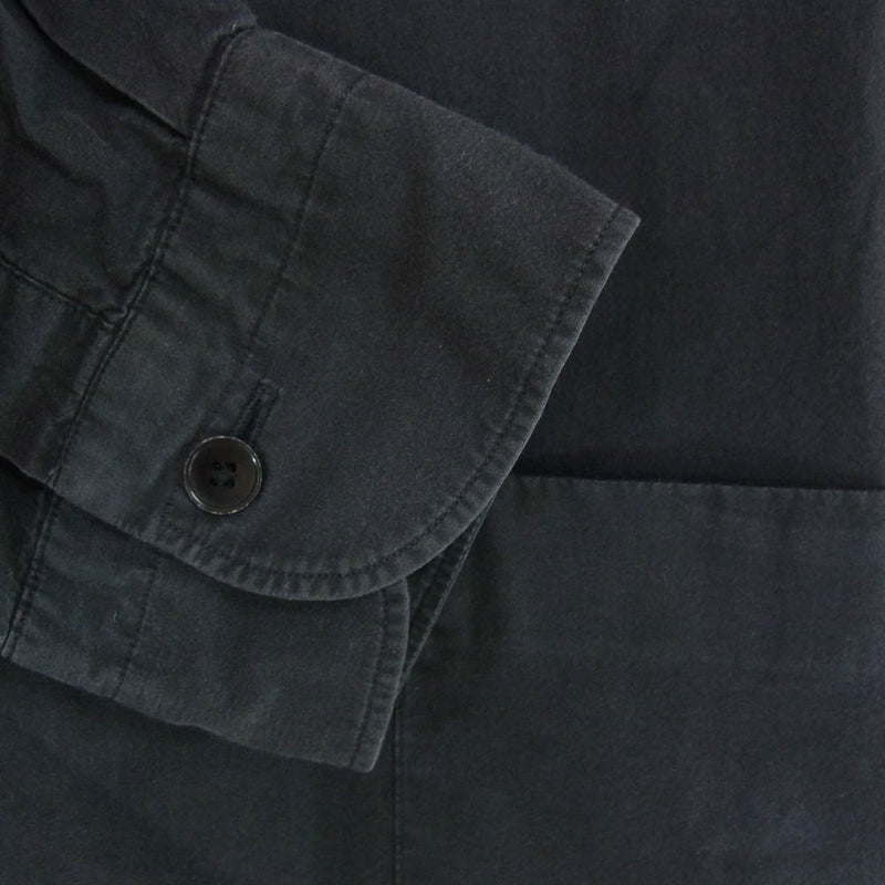 美品 希少 サイズ1 19ssコモリシャツ Shirt 黒タグ 限定 黒 COMOLI(コモリ) / シルク製品染シャツ | 公式通販・JACK in the NET