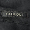COMOLI コモリ 21SS T01-03007 シルク ネップ ドローストリング パンツ ブラック系 2【中古】
