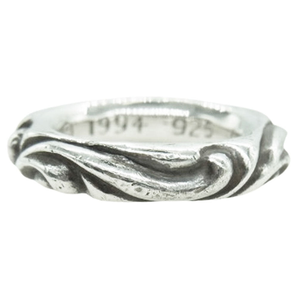 CHROME HEARTS クロムハーツ（原本有） SCROLL BAND スクロール バンド リング シルバー系 10.5号【中古】