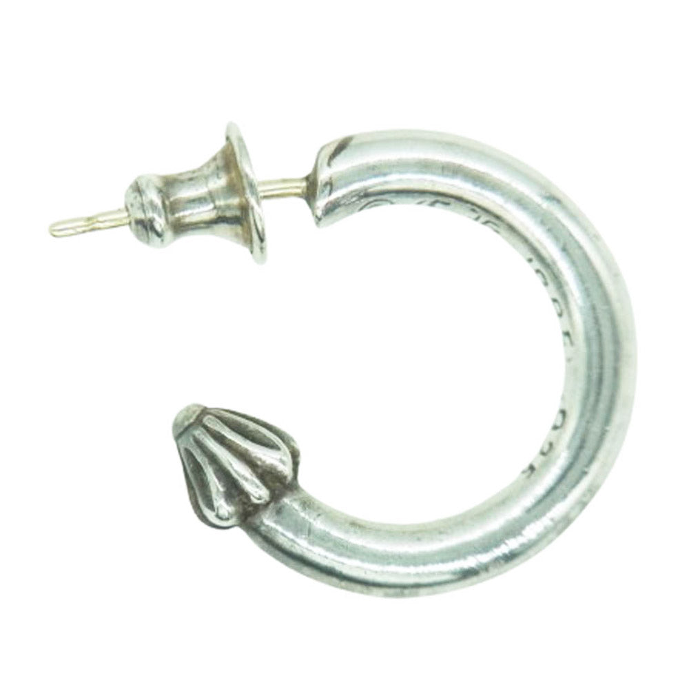 CHROME HEARTS クロムハーツ（原本無） HOOP PLAIN プレーン フープ シルバー ピアス シルバー系【中古】