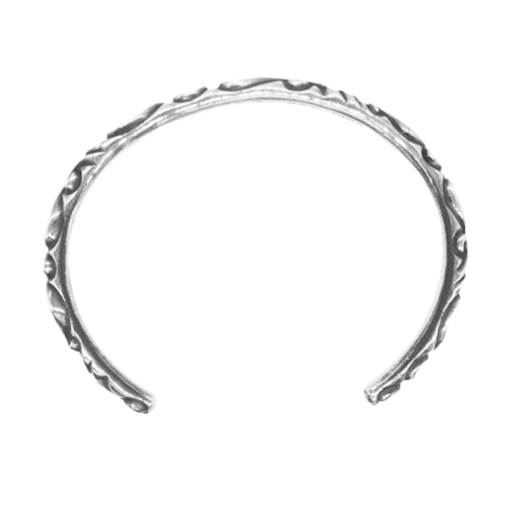 CHROME HEARTS クロムハーツ（原本有） BANGLE SCROLL スクロール バンド バングル ブレスレット シルバー系【中古】