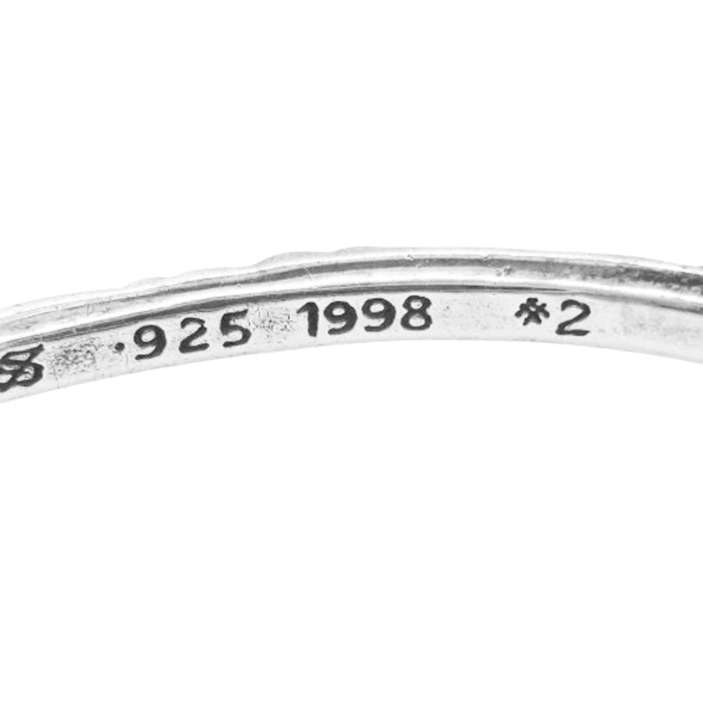 CHROME HEARTS クロムハーツ（原本有） BANGLE SCROLL スクロール バンド バングル ブレスレット シルバー系【中古】