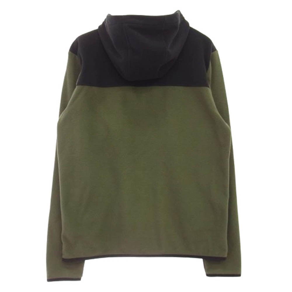 THE NORTH FACE ノースフェイス TKA Glacier Full Zip Hoodie マイクロフリース フルジップフーディー ジャケット カーキ系 ブラック系 M【中古】