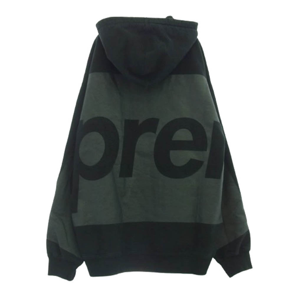 Supreme シュプリーム 21SS Big Logo Hooded Sweatshirt ビッグロゴ プリント スウェットプルオーバー スウェット パーカー M ブラック系 M【中古】