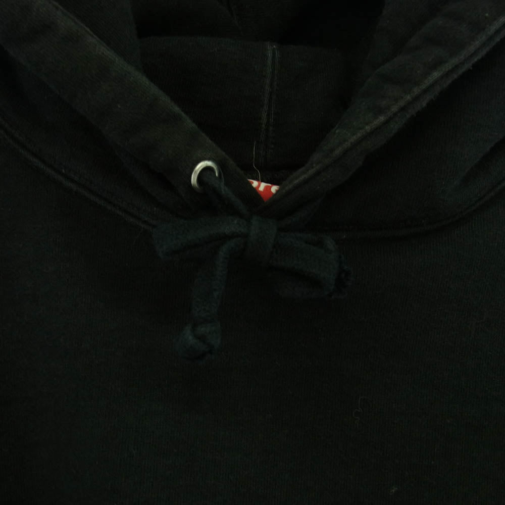 Supreme シュプリーム 21SS Big Logo Hooded Sweatshirt ビッグロゴ プリント スウェットプルオーバー スウェット パーカー M ブラック系 M【中古】