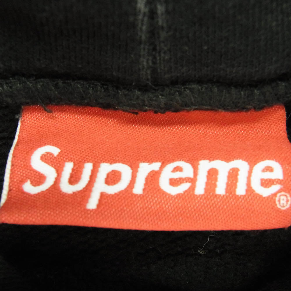 Supreme シュプリーム 21SS Big Logo Hooded Sweatshirt ビッグロゴ プリント スウェットプルオーバー スウェット パーカー M ブラック系 M【中古】