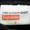 Supreme シュプリーム 18AW × COMME des GARCONS Split Box Logo Hooded Sweatshirt コムデギャルソン スプリット ボックス ロゴ パーカー S ブラック系 S【中古】