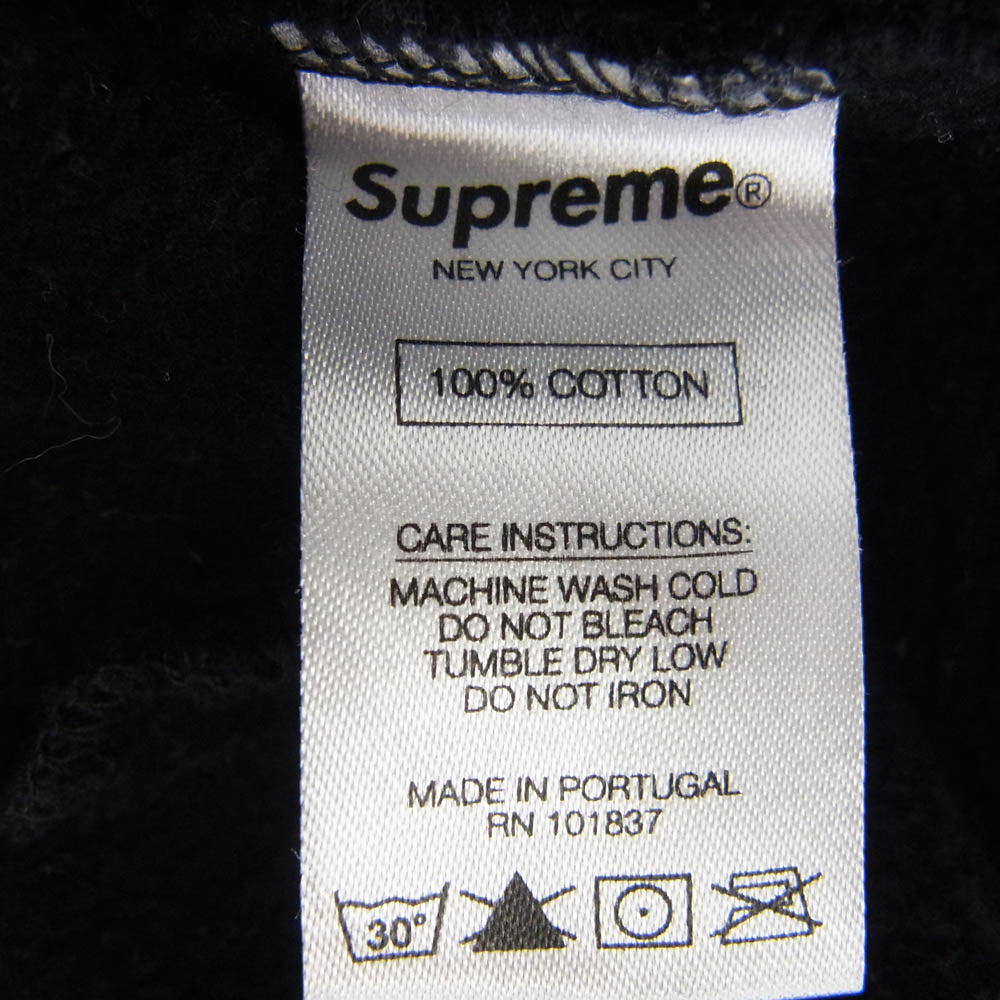 Supreme シュプリーム 18AW × COMME des GARCONS Split Box Logo Hooded Sweatshirt コムデギャルソン スプリット ボックス ロゴ パーカー S ブラック系 S【中古】
