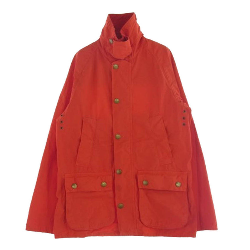 Barbour バブアー 1501137 OVERDYED SL BEDALE JACKET ビデイル ジャケット スリム ノンオイルド クロス レッド系 34 レッド系 34【中古】
