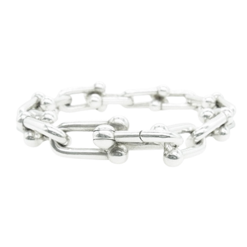 TIFFANY&Co. ティファニー 14コマ ハード ウェア ラージ リンク ブレスレット シルバー系【中古】