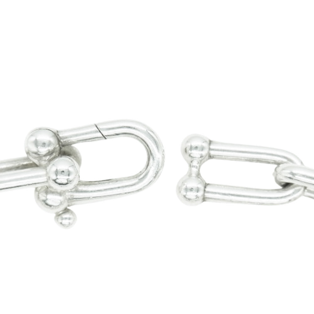 TIFFANY&Co. ティファニー 14コマ ハード ウェア ラージ リンク ブレスレット シルバー系【中古】