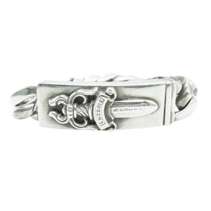 CHROME HEARTS クロムハーツ（原本無） 13LINK ID DAGGER ダガー ID クラシック リンク ブレスレット 13リンク シルバー系【中古】