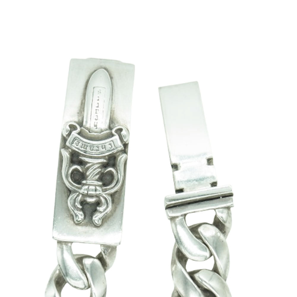 CHROME HEARTS クロムハーツ（原本無） 13LINK ID DAGGER ダガー ID クラシック リンク ブレスレット 13リンク シルバー系【中古】