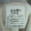 Buzz Rickson's バズリクソンズ BR68652 HORIZONTAL KNITTING SWEAT SHIRTS U.S. MILITARY ACADEMY USMA 染み込み プリント 前V ガゼット付 クルーネック スウェット グレー系 L【中古】