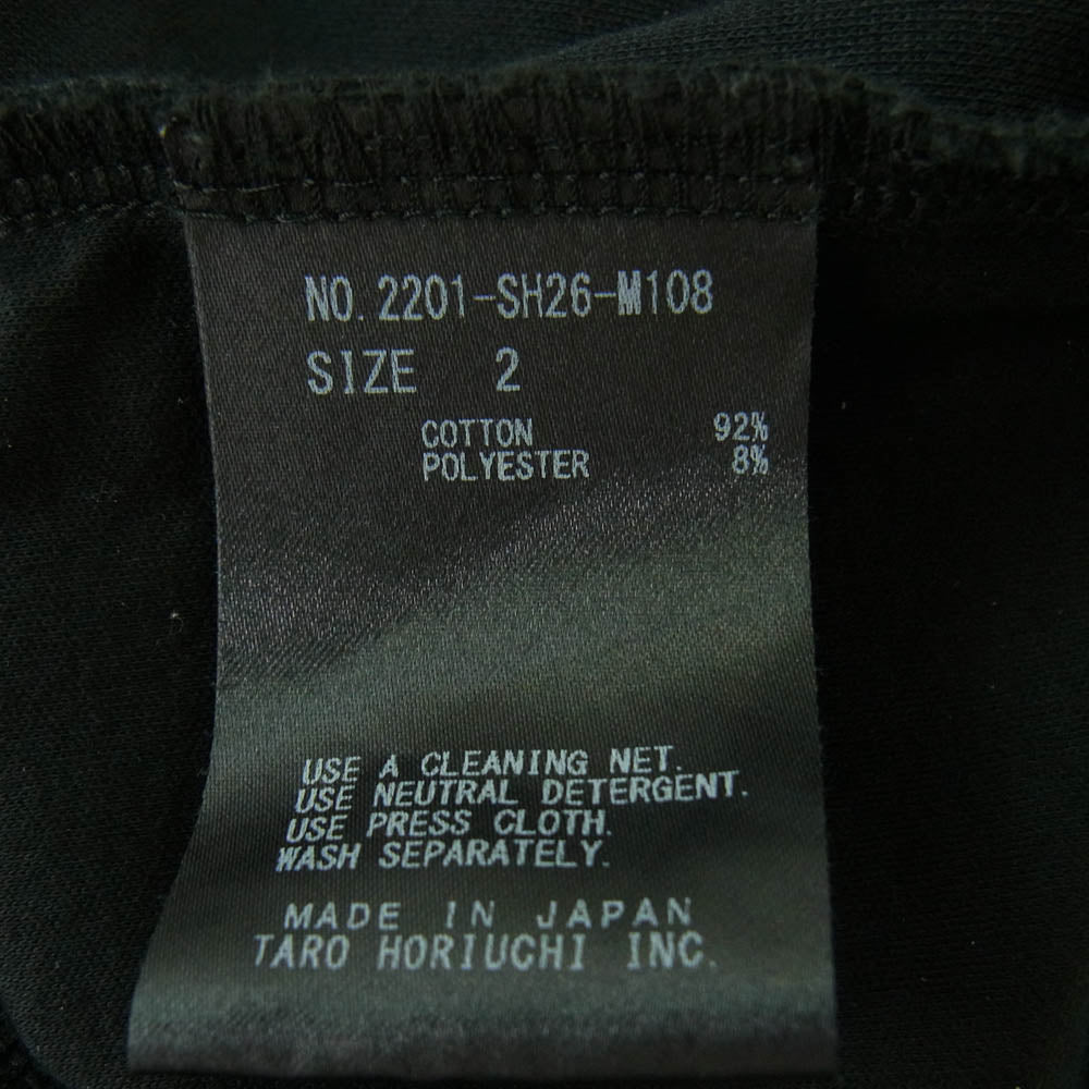 ティーエイチプロダクツ 2201-sh26-m108 Short Sleeve Oversized Shirt ショート スリーブ オーバー サイズ シャツ ブラック系 2【中古】