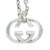 GUCCI グッチ インターロッキング ネックレス シルバー系【中古】
