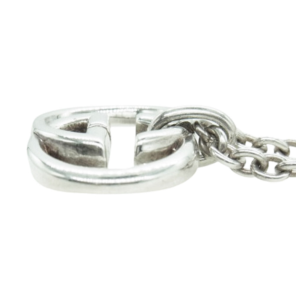 GUCCI グッチ インターロッキング ネックレス シルバー系【中古】