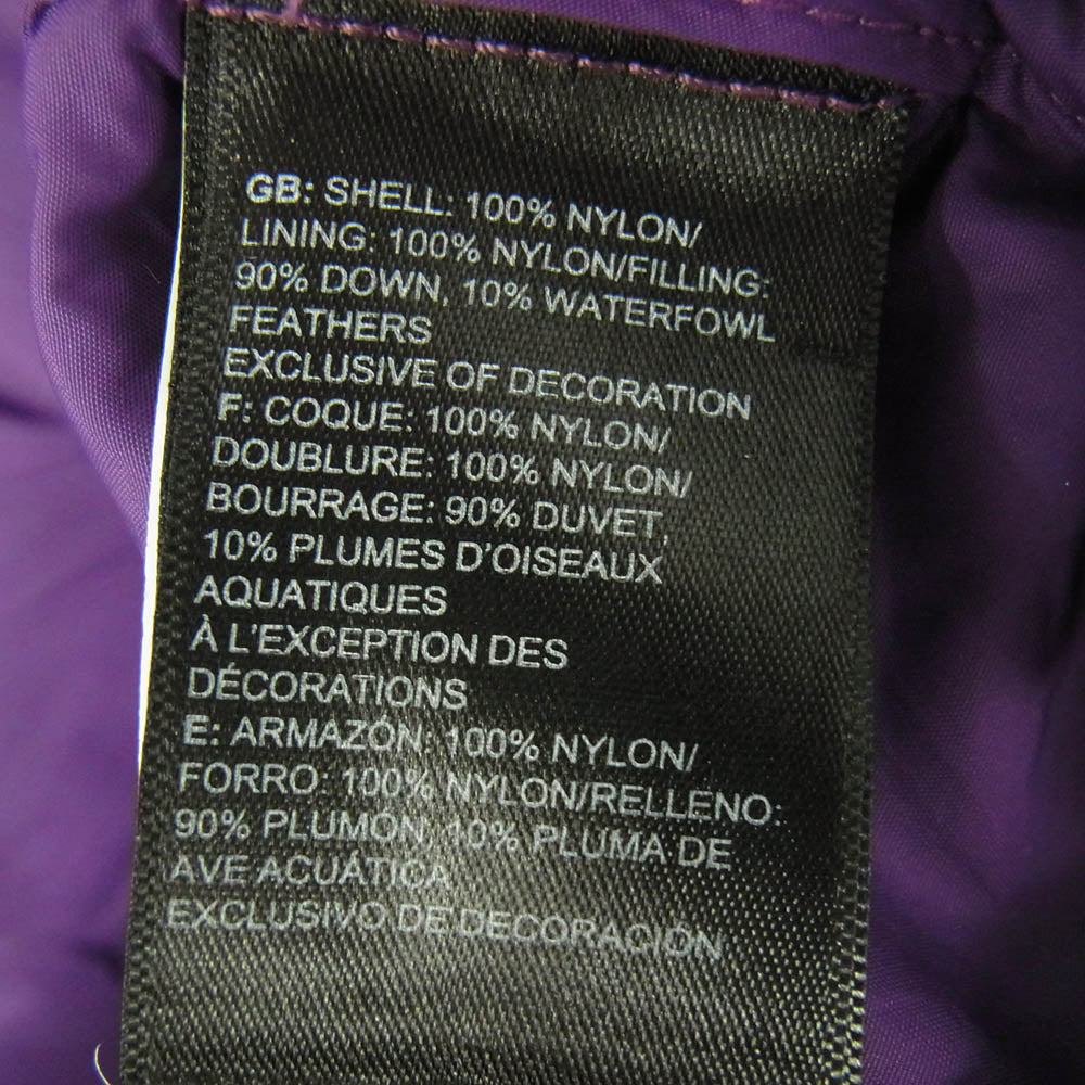 THE NORTH FACE ノースフェイス NF0A3C8D 1996 RETRO NUPTSE JACKET レトロ ヌプシ ダウン ジャケット パープル系 ライトブルー系 M【中古】