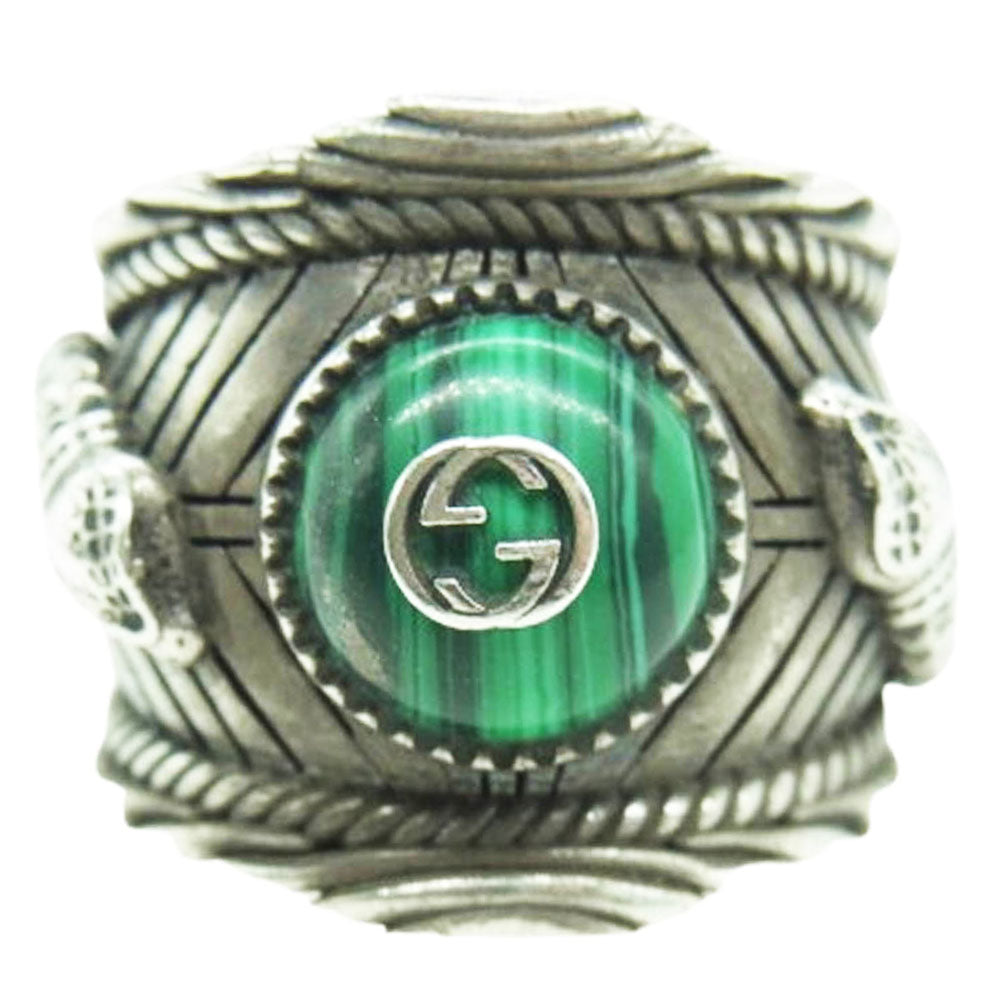GUCCI グッチ 499007 ガーデン スネーク リング シルバー系 15号【中古】