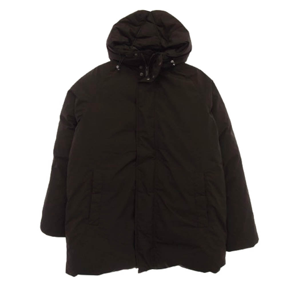 Pyrenex ピレネックス HMS018 SPARK スパーク フード付き ダウンジャケット ダークブラウン系 S【新古品】【未使用】【中古】