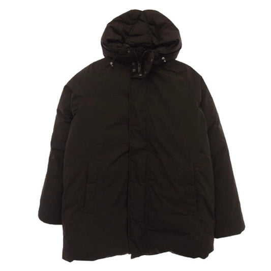 Pyrenex ピレネックス HMS018 SPARK スパーク フード付き ダウンジャケット ダークブラウン系 S【新古品】【未使用】【中古】