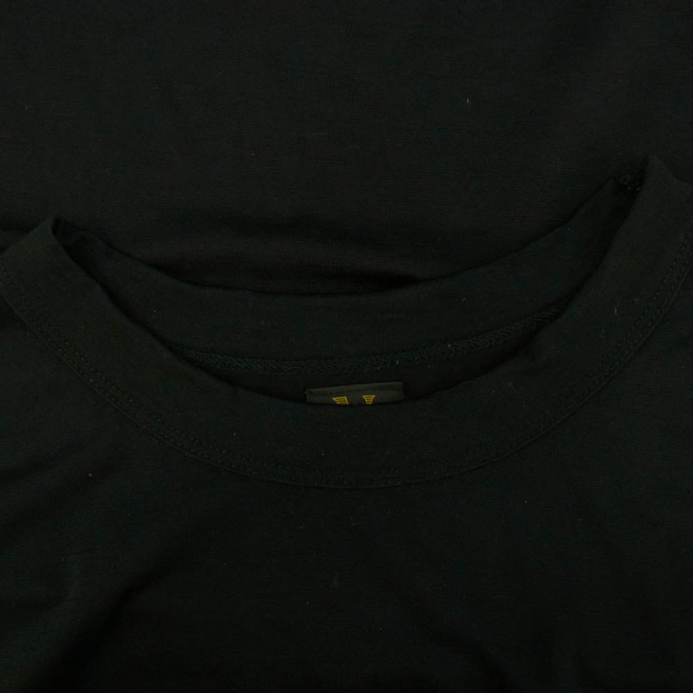 バトナー BN-19FM-001 HIGH COUNT ORGANIC CREW NECK T-SHIRT ハイカウント オーガニック クルーネック 半袖 Tシャツ カットソー ブラック系 1【中古】