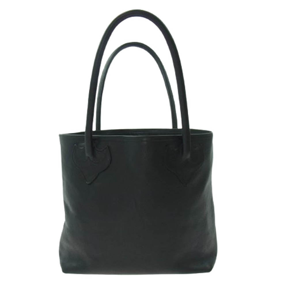 CHROME HEARTS クロムハーツ（原本無） FS TOTE FSトート レザー クロスパッチ トートバッグ ブラック系【中古】