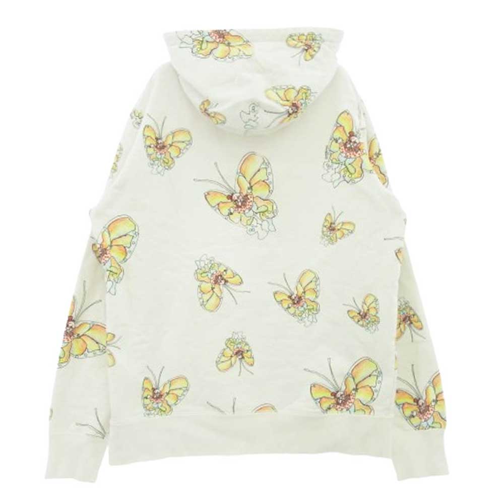 Supreme シュプリーム 16SS Gonz Butterfly Hooded Sweatshirt	 ゴンズ バタフライ スウェット パーカー ホワイト系 M【中古】